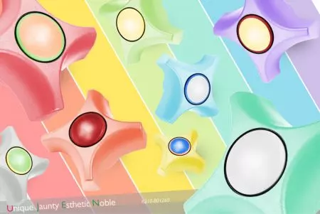 マルチカラーのノブは、UJENによって開発されたユニークなマカロンカラーモデルに合わせることができるか、ニーズに応じて色をカスタマイズできます。