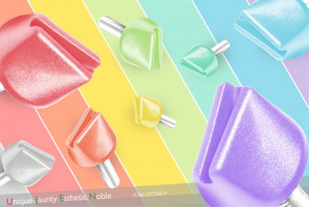 Le bouton peut également être fabriqué en couleur personnalisée