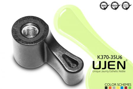 Dado manopola a singolo ala, 3/8, L35 - Manopola a singolo ala 3/8 Diametro35