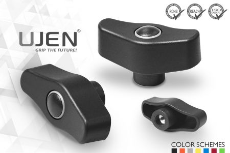 Wing Knob, Ergonomic Knob bolt, tool-free screw, D40 D50 D60 - A Wing knob with excellent grip and comfort