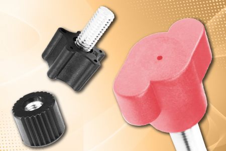 Thumb Plastic Hand Knob Screw (Nut) - Thumb screws are available in UJEN's unique macaroon color