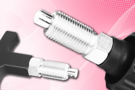 Spring Pull Pin with Knob - Indexing plunger is available in various sizes