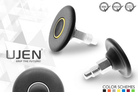 Round Head Pull Pin, Indexing Plunger,  D34 D42 D50 D58 - A round pull pin designed for intuitive operation