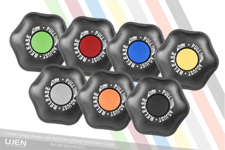 7 цветовых комбинаций для выбора клиентами на верхней части вытяжного штифта