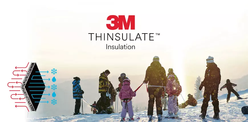 3M™ Thinsulate™ có khả năng giữ ấm tuyệt vời nên sẽ giữ bạn ấm và cảm thấy thoải mái một cách hiệu quả. Nó phù hợp để sử dụng trên giày dép và phụ kiện.