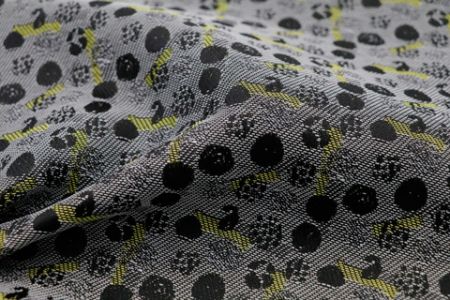 Texture de tissu jacquard en fil teint CORURA re/cor™.