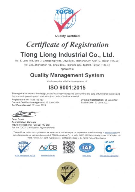 ISO 9001:2015 Zertifikat