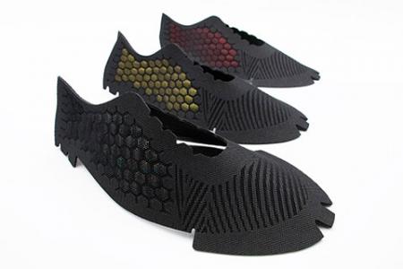 一片式多功能複合鞋材。