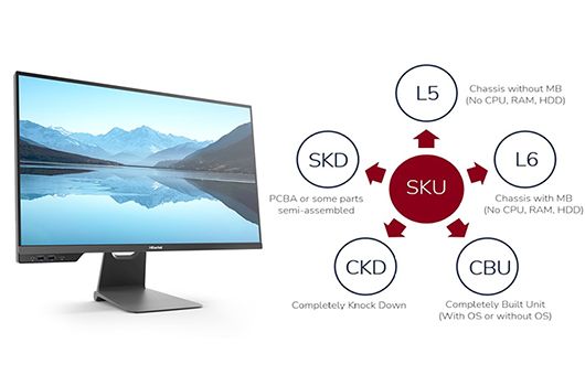 Hibertek AIO PC supports CKD, SKD, CBU, Barebone, and tooling transfer for our clients