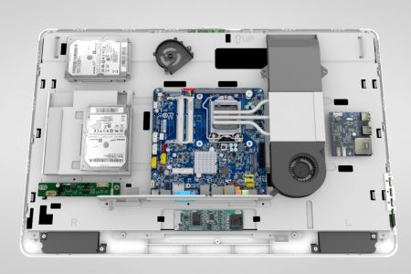 Desktop AIO sentuh 21.45" menyokong papan induk mini ITX nipis standard