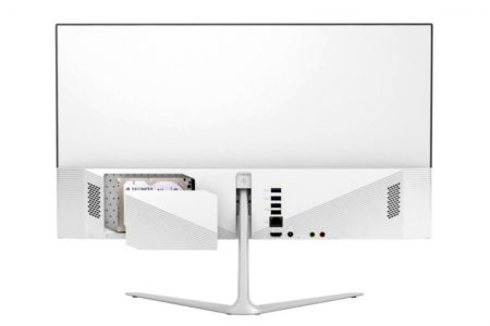 يدعم جهاز الكمبيوتر المكتبي AIO بحجم 21.45 بوصة وحدة التخزين HDD و M.2 SSD وواي فاي AX والبلوتوث ونظام ويندوز