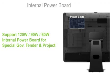 Ordinateur de bureau tout-en-un avec alimentation interne de 60W, 90W, 120W et batterie pour l'UPS
