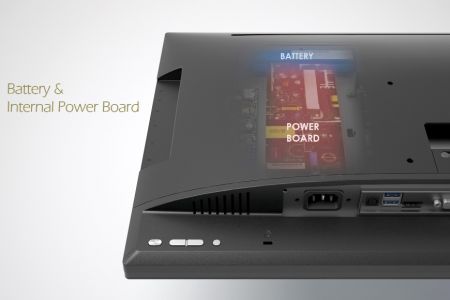 Desktop All-In-One menyokong Bateri dengan papan kuasa untuk melindungi setiap data