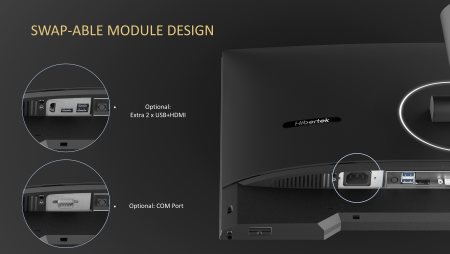 Desktop mit COM-Anschluss, HDMI und optionalen Spezifikationen