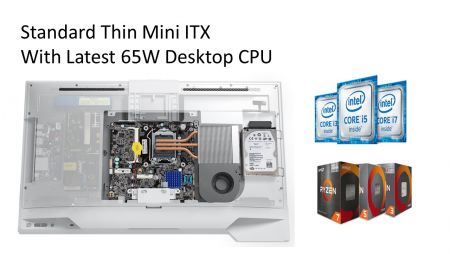 All in one PC supports motherboard from ASUS, MSI, Gigabyte, ECS, ASROCK, IPC.
