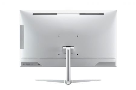 白色23.8"オールインワンデスクトップは医療、病院、または空港の入札をサポートします