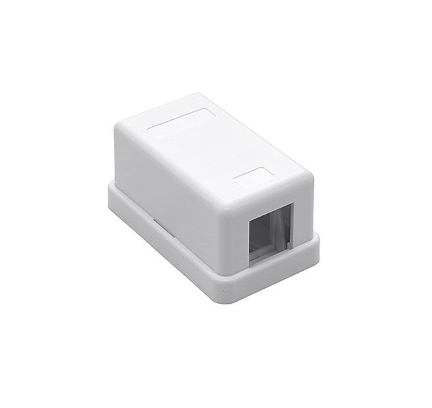 Cajas de montaje en superficie en blanco para conectores RJ45 ...