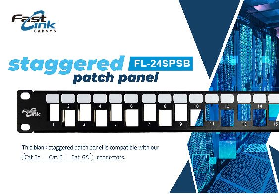 staggered patch panels