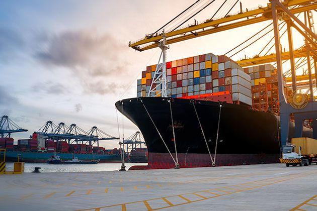 Sea Port and Container Terminal