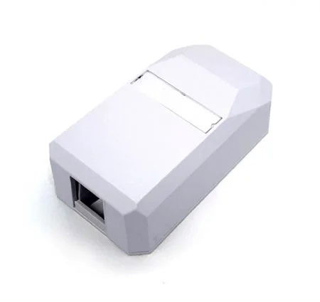 صندوق تركيب سطح غير محمل 1-منفذ مدرج من UL مع مساحة للتسمية - صندوق تركيب سطح غير محمل منفذ واحد مدرج من UL مع مساحة للتسمية