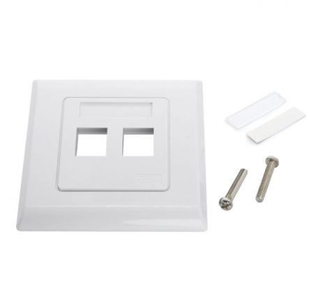 Face plate and screws with ID window
