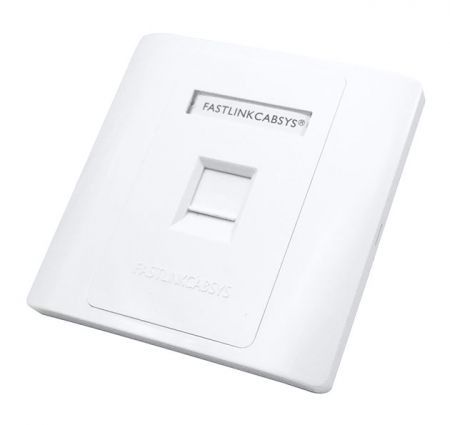 Bảng tường không tải, kiểu Anh RJ45 keystone jack