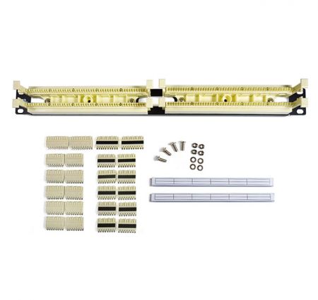 ملحقات كتلة الأسلاك 100 زوج 19” 1U