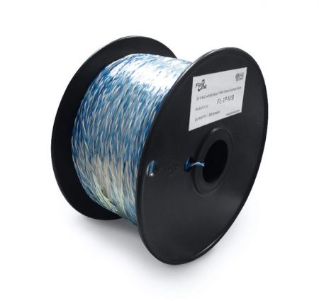 藍白24AWG語音電話線, HDPE外被 - 1000英尺(305公尺)雙色語音銅纜