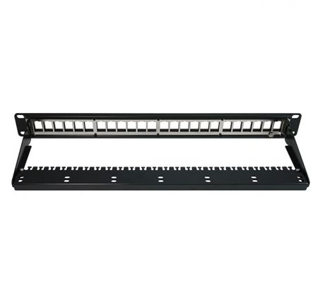 24埠空白遮蔽式配線架,機架式