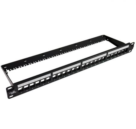 遮蔽式空配線架,正面及背面