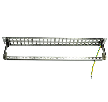 Patch Panel 後托架理線架 可收折理線托架設計
