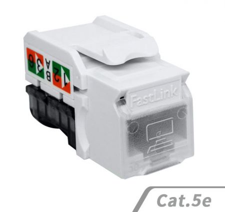 Cat.5E UTP 90° Dust Door