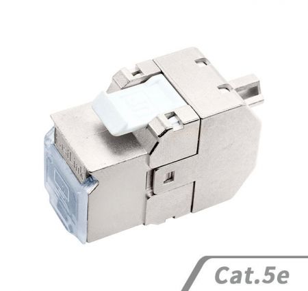Cat.5e Shielded 180° Network Jack