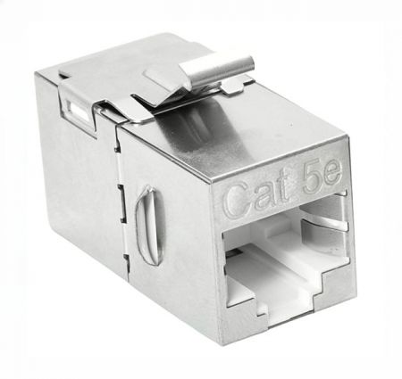 Cat 5e STP RJ45 In-line coupler for extending FTP cables - Shielded Cat5e In-line coupler for extending FTP cables