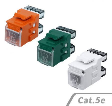 Keystone Jack 180 Degree UTP Multi-Color