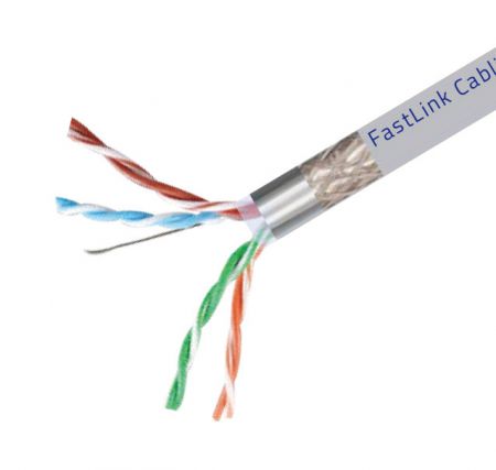 Кабель Cat 5e SF/UTP с жестким проводом, оболочка PVC/LSZH - Кабели Cat.5e с экранированной витой парой 24AWG SF/UTP