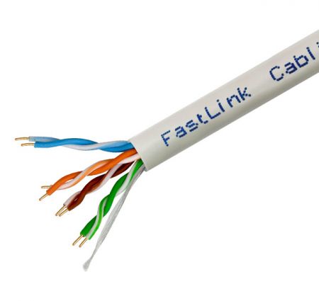 Cat 5e U/UTP Solid LAN Cable, 24AWG, 4 Pairs, PVC/LSZH Jacket