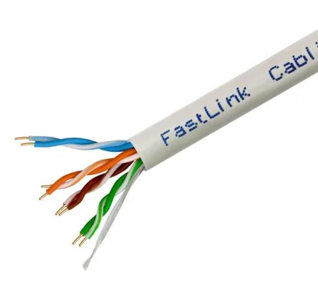 Cat 5e U/UTP solides LAN-Kabel, 24AWG, 4 Paare, PVC/LSZH Mantel - Cat.5e Bulk-Kabel Unshielded Twisted Pair 24AWG solides Kabel U/UTP