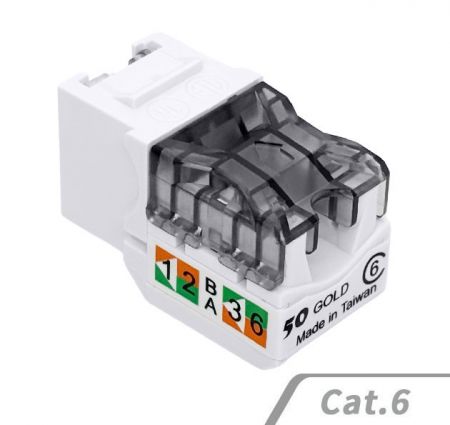 90° Keystone插座設計內推式防塵門