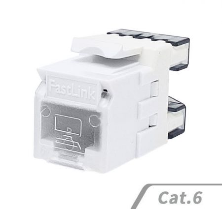 Cat.6 UTP 非遮蔽式180度 外掀式防塵門