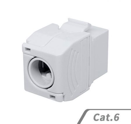 Cat 6 180° Keystone Jack