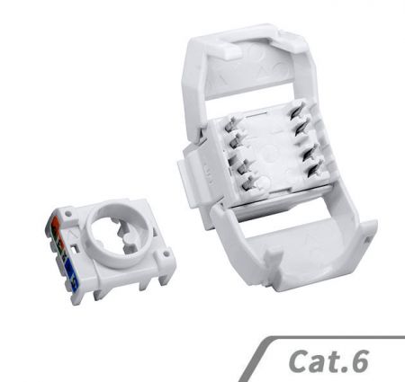 Back of Cat6A Toolless Keystone Jack
