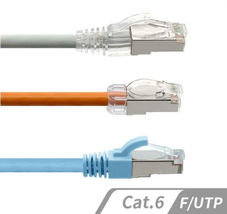 Cat 6シールドスリム 28AWG スナグレスネットワークパッチケーブル - Cat 6シールドスリム 28AWG