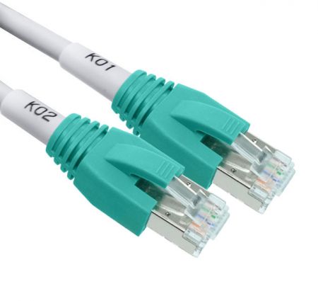 Cat6A shielded Pre-terminated RJ45 Plug to RJ45 Plug
