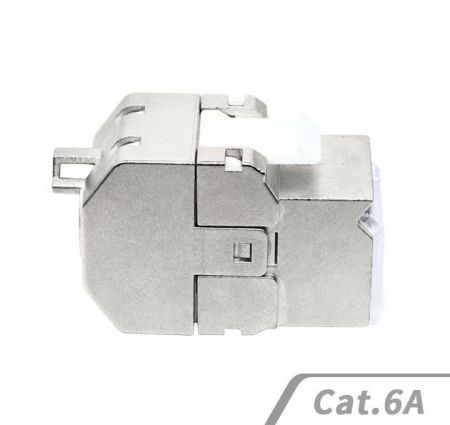 Side of Cat6A Keystone Jack
