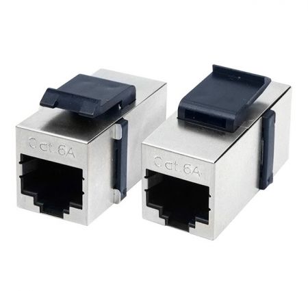 RJ45耦合連接器正面及背面