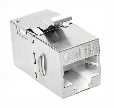 Cat 6A FTP Female-to-female RJ45 Keystone Coupler - Category 6A FTP Female-to-female RJ45 Keystone Jack
