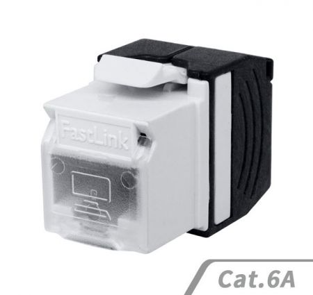 Punch Down Cat 6A UTP Tool free Female Network Jack