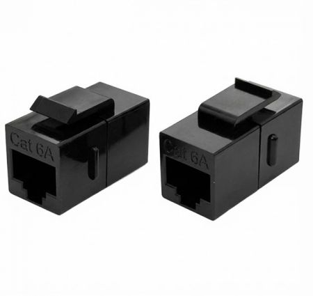 Vorder- und Rückansicht des Cat6A ungeschirmten Keystone-Kopplers