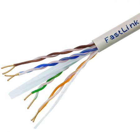 Cat 6 U/UTP ungeschirmtes Innen-/Außenkabel, 23AWG, Zugbox - Cat.6 ungeschirmte Bulk-Kabel 23AWG massives Kabel U/UTP Twisted Pair